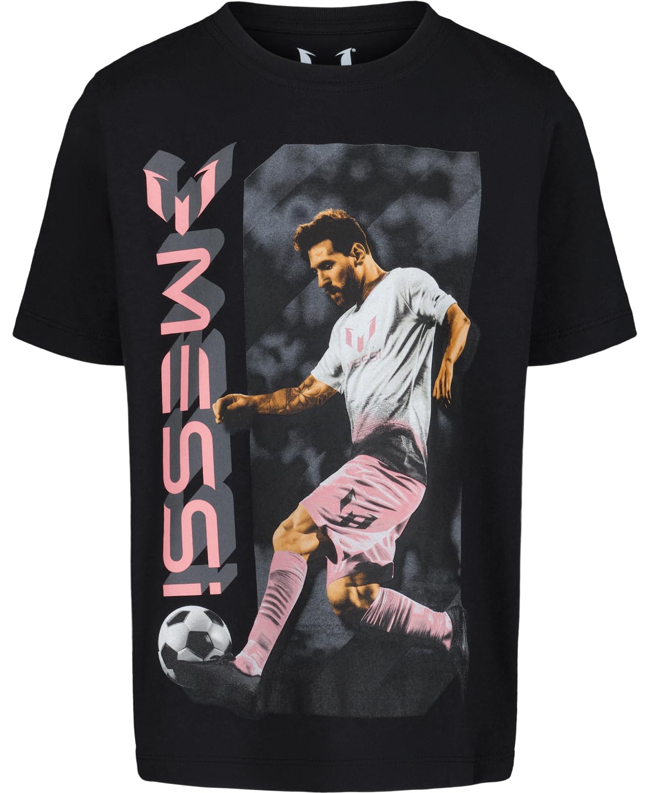 Boys' Lifestyle Short Sleeve T-Shirt, Slim-fit Graphic Tee, Cotton Blend Fabric